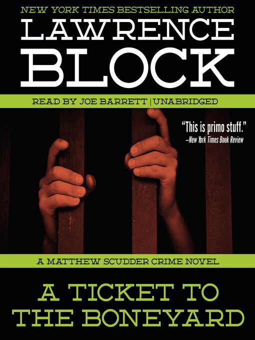 Title details for A Ticket to the Boneyard by Lawrence Block - Wait list